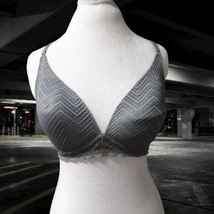 *SOLD* NO BOUNDARIES-SPORTS BRA-GREY-38D